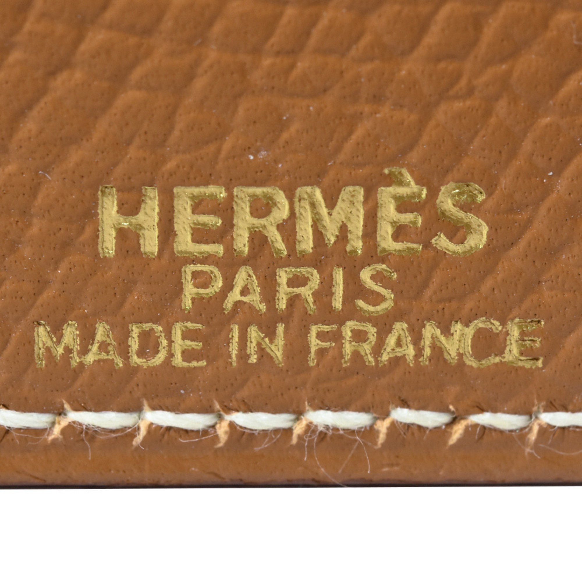 Hermes Agenda Vision Notebook Cover Cushvel D Engraved Gold