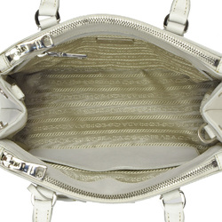 PRADA Galleria Saffiano Medium Handbag 1BA896 White Shoulder Bag