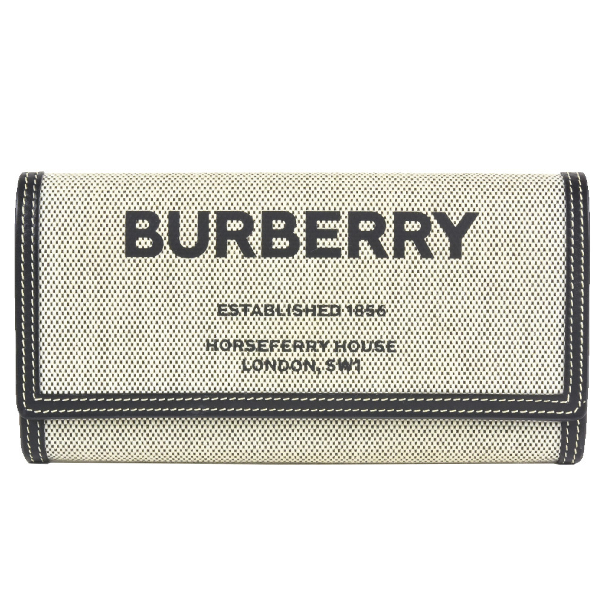 Burberry Horseferry Print Long Wallet Canvas 8044349