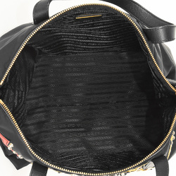 PRADA Tessuto Robot Handbag Nylon 1BG061 Black Shoulder Bag Tote