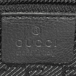 GUCCI Clutch Bag Leather 03137 002122 Black Second