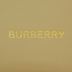 Burberry BURBERRY metal fittings bi-fold long wallet leather 8018939 beige