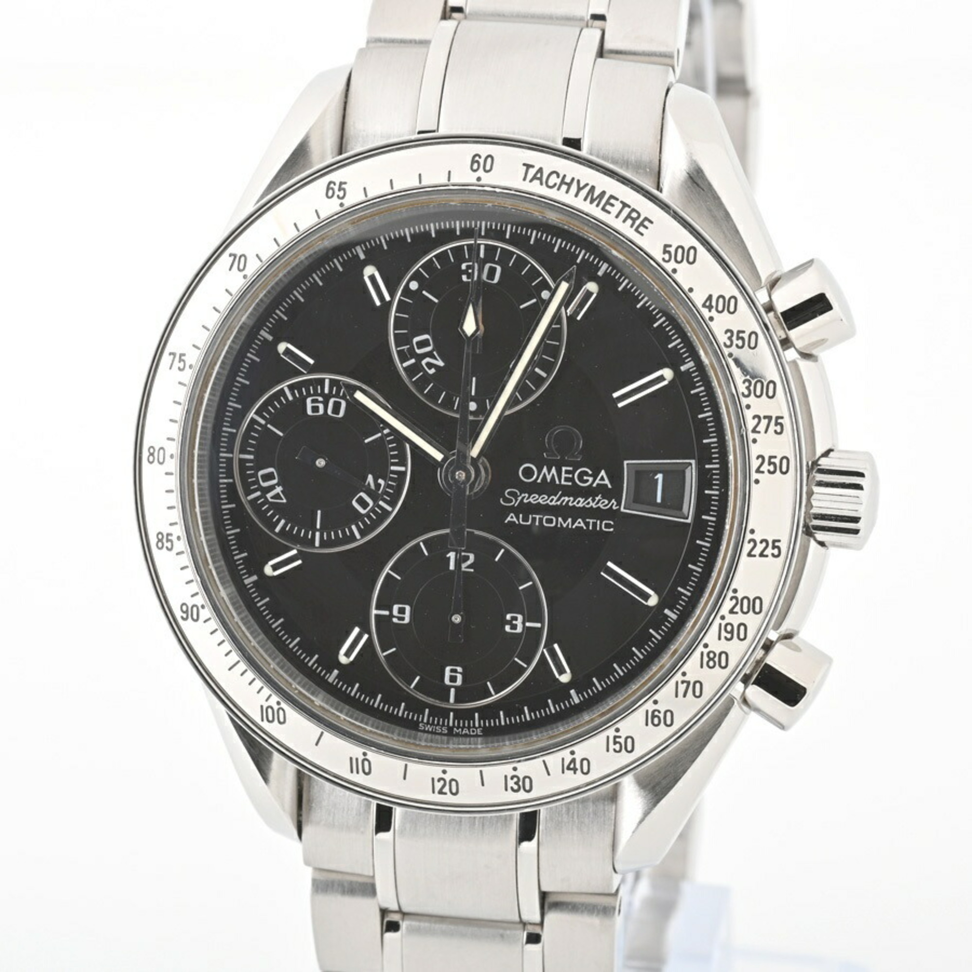 OMEGA Speedmaster Date Watch 3513.50 Black Automatic E-155842