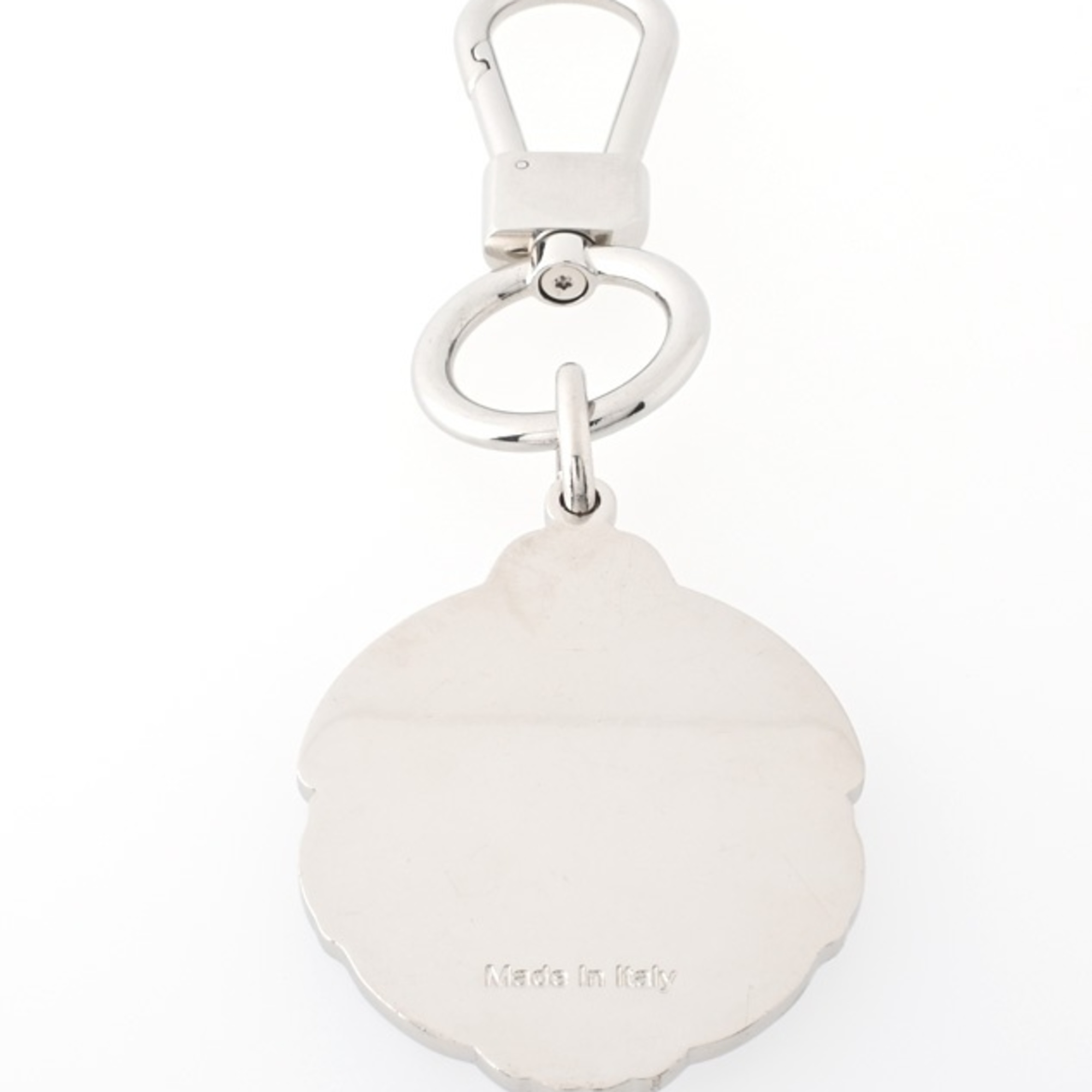 BERLUTI Keychain Keyring Metal Blue/Silver S-155791