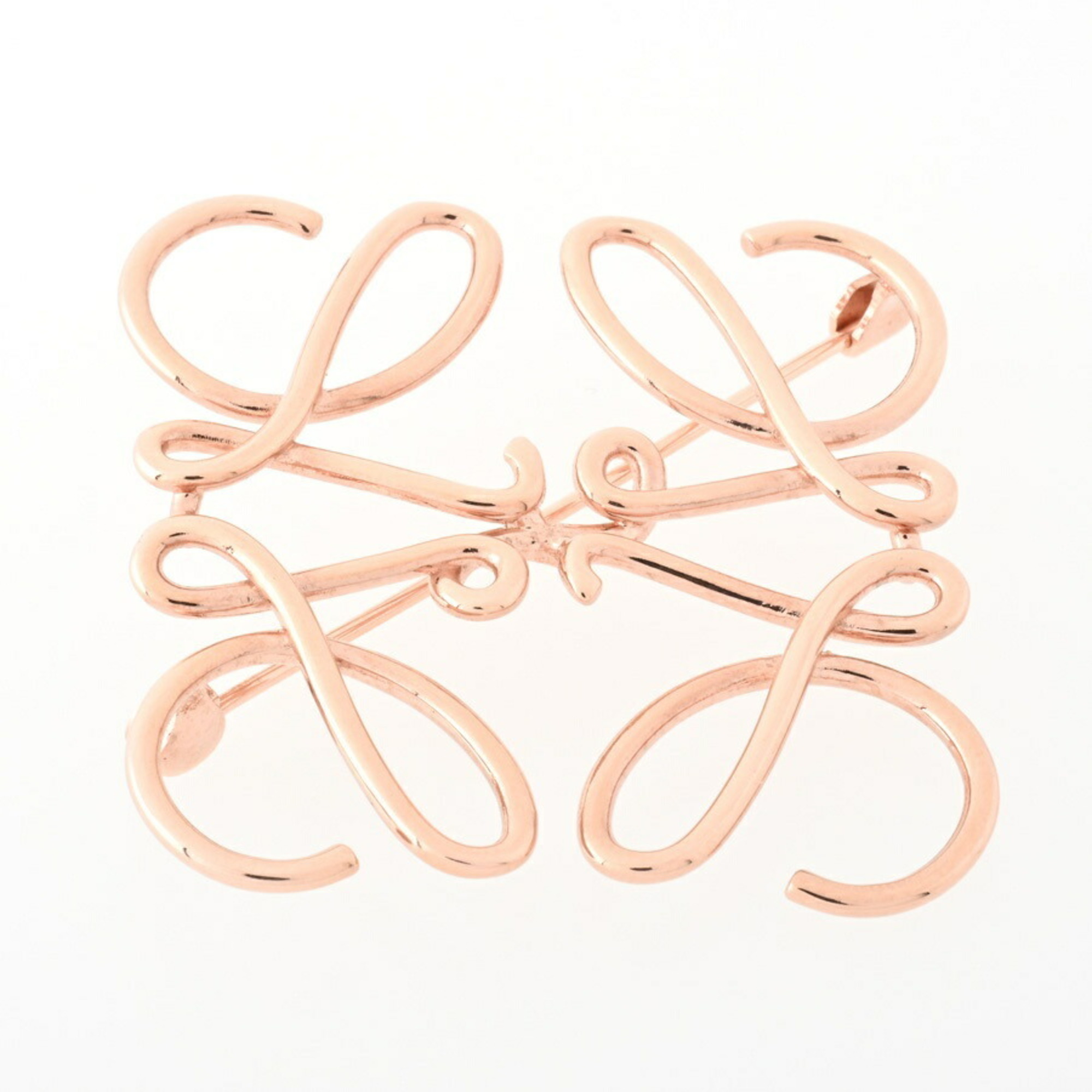 LOEWE Anagram Brooch 111.27.027 Rose Gold S-155824