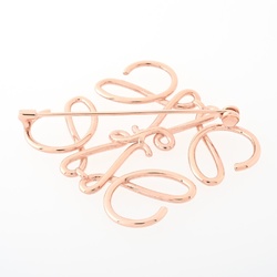 LOEWE Anagram Brooch 111.27.027 Rose Gold S-155824