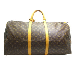 Louis Vuitton Keepall 60 Women's and Men's Boston Bag M41422 Monogram Ebene (Brown)