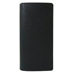 Louis Vuitton Portefeuille Brazza Initial "T.S" Women's Bi-fold Wallet M32572 Taiga Ardoise (Black)