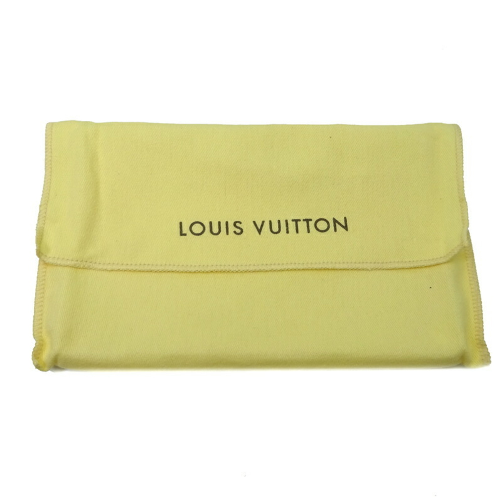 Louis Vuitton Portefeuille Brazza Initial "T.S" Women's Bi-fold Wallet M32572 Taiga Ardoise (Black)