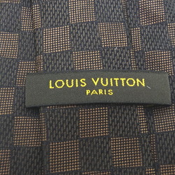 Louis Vuitton Men's Tie 100% Silk Brown