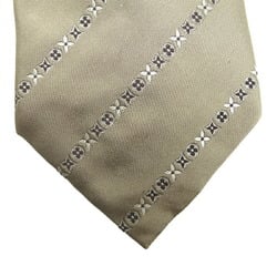 Louis Vuitton Men's Tie 100% Silk Brown