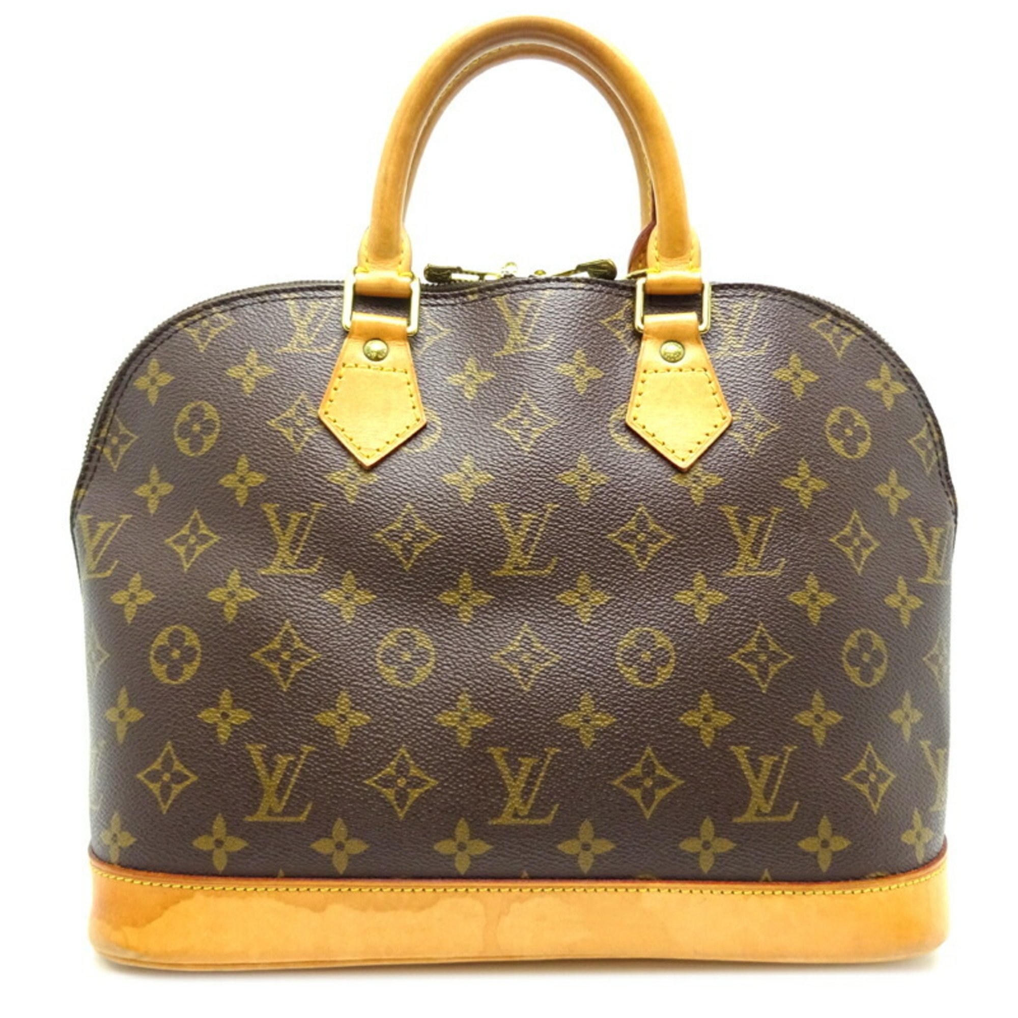 Louis Vuitton Alma Women's Handbag M51130 Monogram Ebene (Brown)