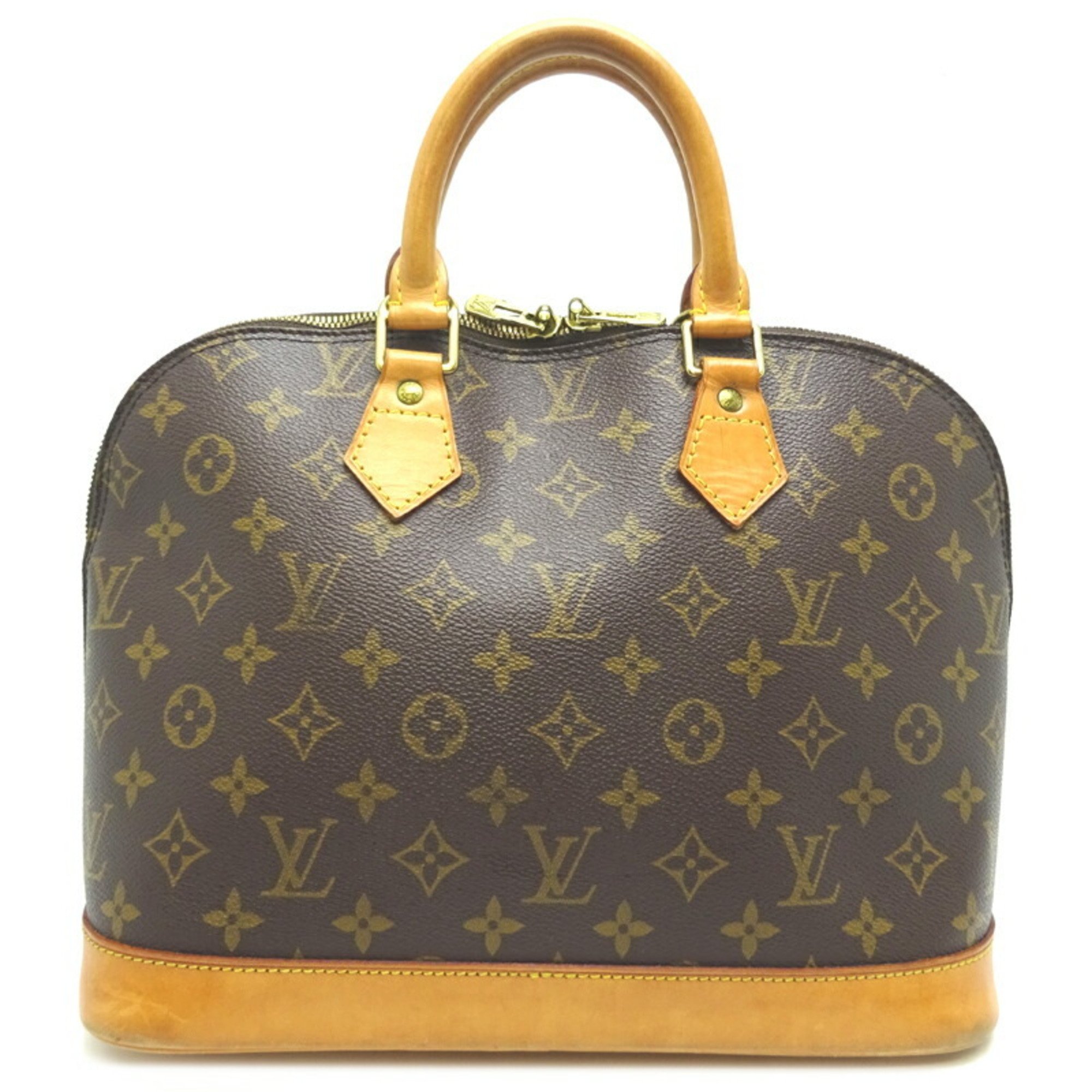 Louis Vuitton Alma Women's Handbag M51130 Monogram Ebene (Brown)