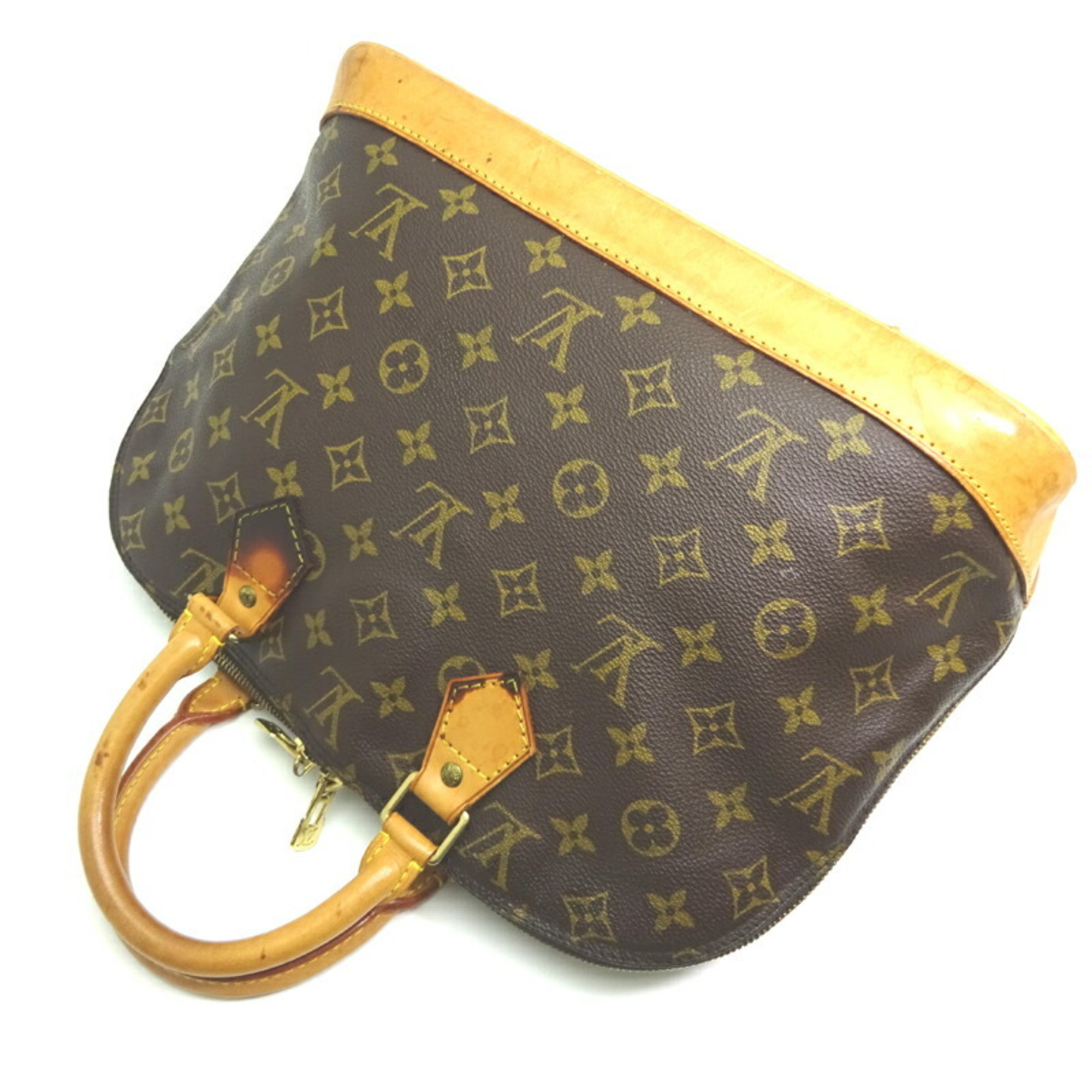 Louis Vuitton Alma Women's Handbag M51130 Monogram Ebene (Brown)