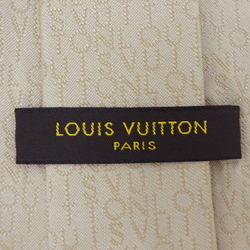 Louis Vuitton Men's Tie 100% Silk Beige