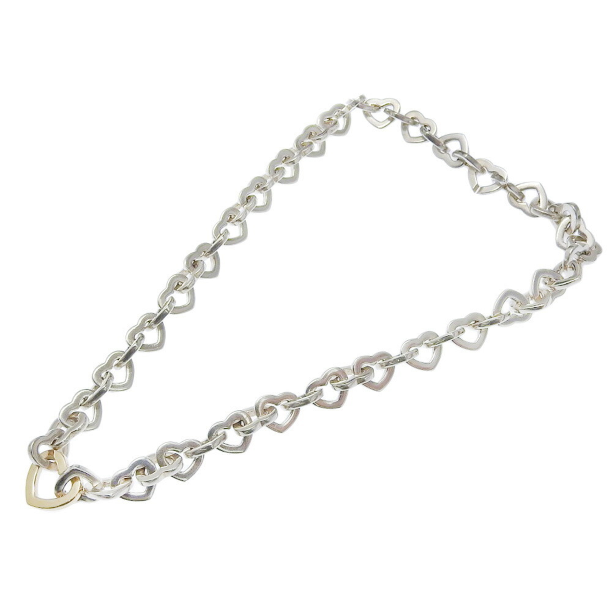 Tiffany & Co. Heart motif choker in SV925 and K18YG