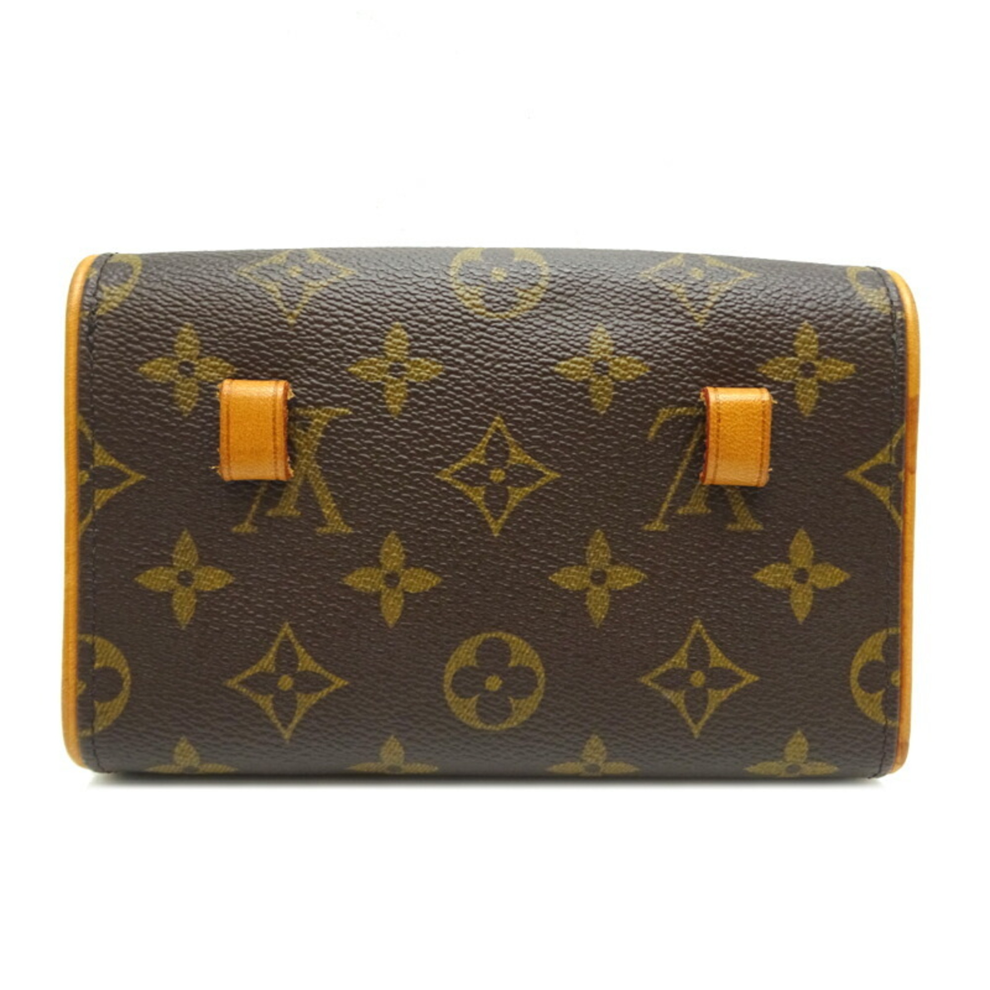 Louis Vuitton Pochette Florentine Strapless Women's Pouch M51855 Monogram Ebene (Brown)