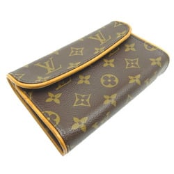 Louis Vuitton Pochette Florentine Strapless Women's Pouch M51855 Monogram Ebene (Brown)