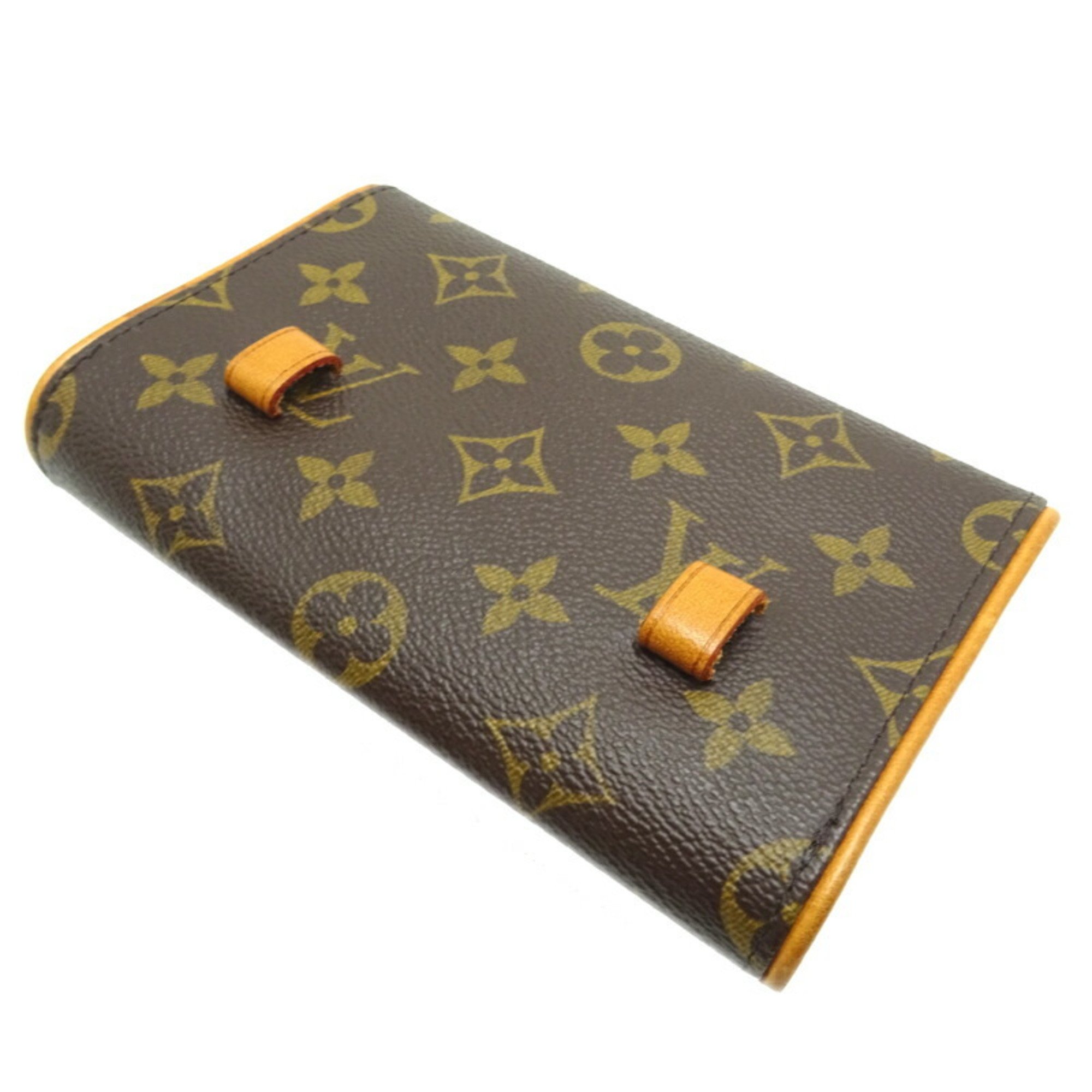 Louis Vuitton Pochette Florentine Strapless Women's Pouch M51855 Monogram Ebene (Brown)