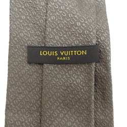 Louis Vuitton Men's Tie 100% Silk Brown