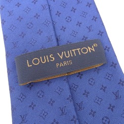 Louis Vuitton LOUIS VUITTON Monogram Neo Monogramsim 8CM M75988 Men's Tie Blue Marine