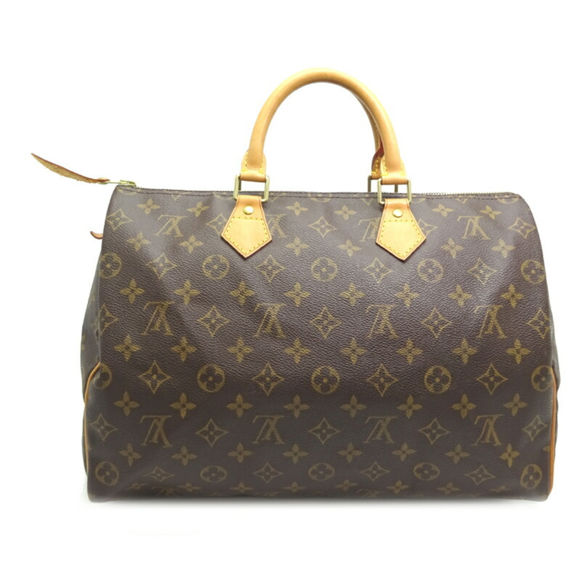 Louis Vuitton Speedy 35 Women's and Men's Boston Bag M41524() Monogram Ebene (Brown)