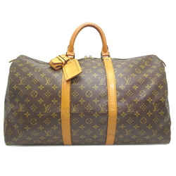 Louis Vuitton Keepall 50 Women's and Men's Boston Bag M41426 Monogram Brown