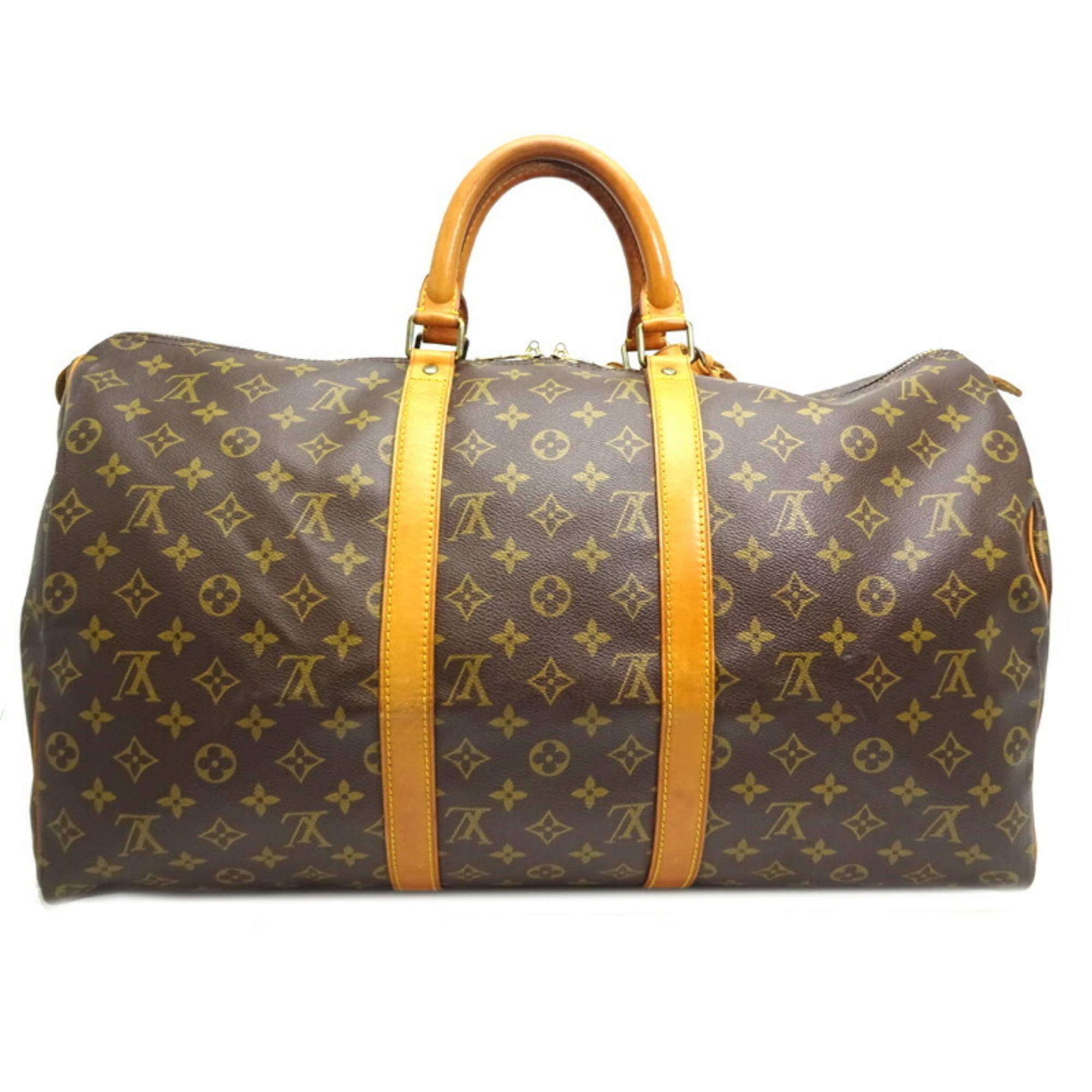 Louis Vuitton Keepall 50 Women's and Men's Boston Bag M41426 Monogram Brown