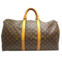 Louis Vuitton Keepall 50 Women's and Men's Boston Bag M41426 Monogram Brown