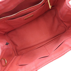 PRADA Canapa Tote BN2439 Bag Canvas Red