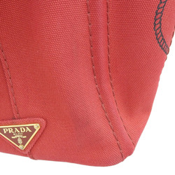 PRADA Canapa Tote BN2439 Bag Canvas Red