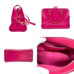 Saint Laurent SAINT LAURENT Handbag Shoulder Bag Baby Cabas Leather Pink Women's 372087 n0092