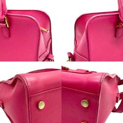 Saint Laurent SAINT LAURENT Handbag Shoulder Bag Baby Cabas Leather Pink Women's 372087 n0092