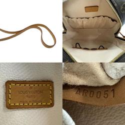 Louis Vuitton LOUIS VUITTON Handbag Shoulder Bag Monogram Spoontini Canvas Brown Women's M47500 n0086