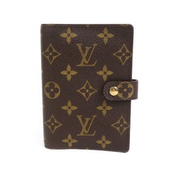 Louis Vuitton LOUIS VUITTON Notebook Cover Monogram Agenda PM Canvas Brown Men's Women's R20005 a0378