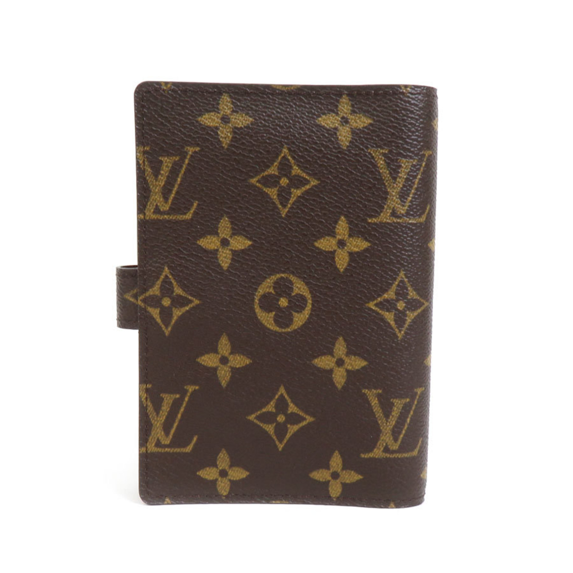 Louis Vuitton LOUIS VUITTON Notebook Cover Monogram Agenda PM Canvas Brown Men's Women's R20005 a0378