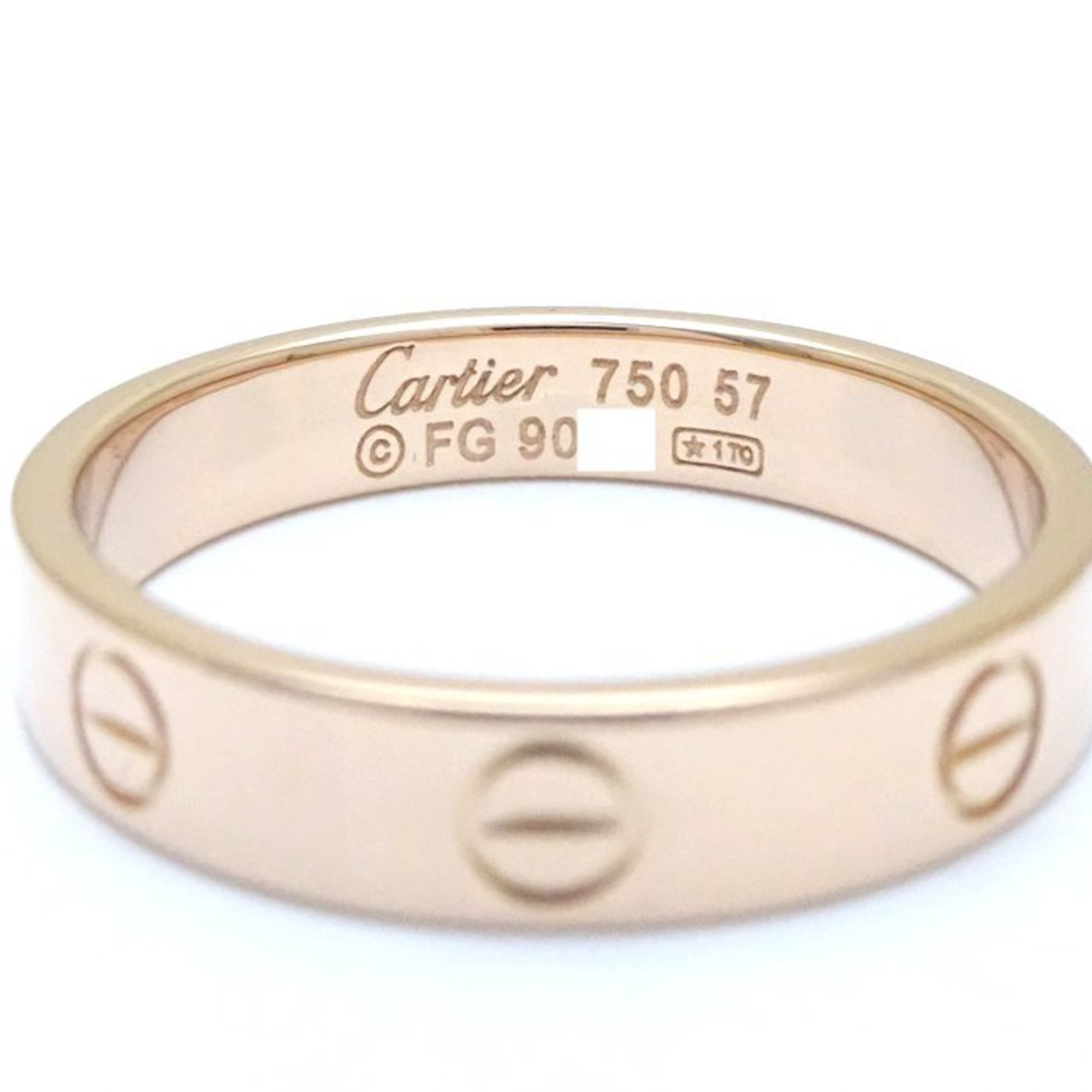 CARTIER Cartier Love Ring #57 B4049700 K18PG Pink Gold 292131