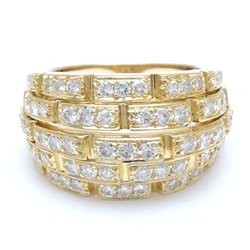 CARTIER Oriane Ring Diamond #57 K18YG Yellow Gold 292105