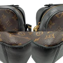 Louis Vuitton Shoulder Bag Monogram Santonge Canvas Brown x Black Women's M43555 z1823