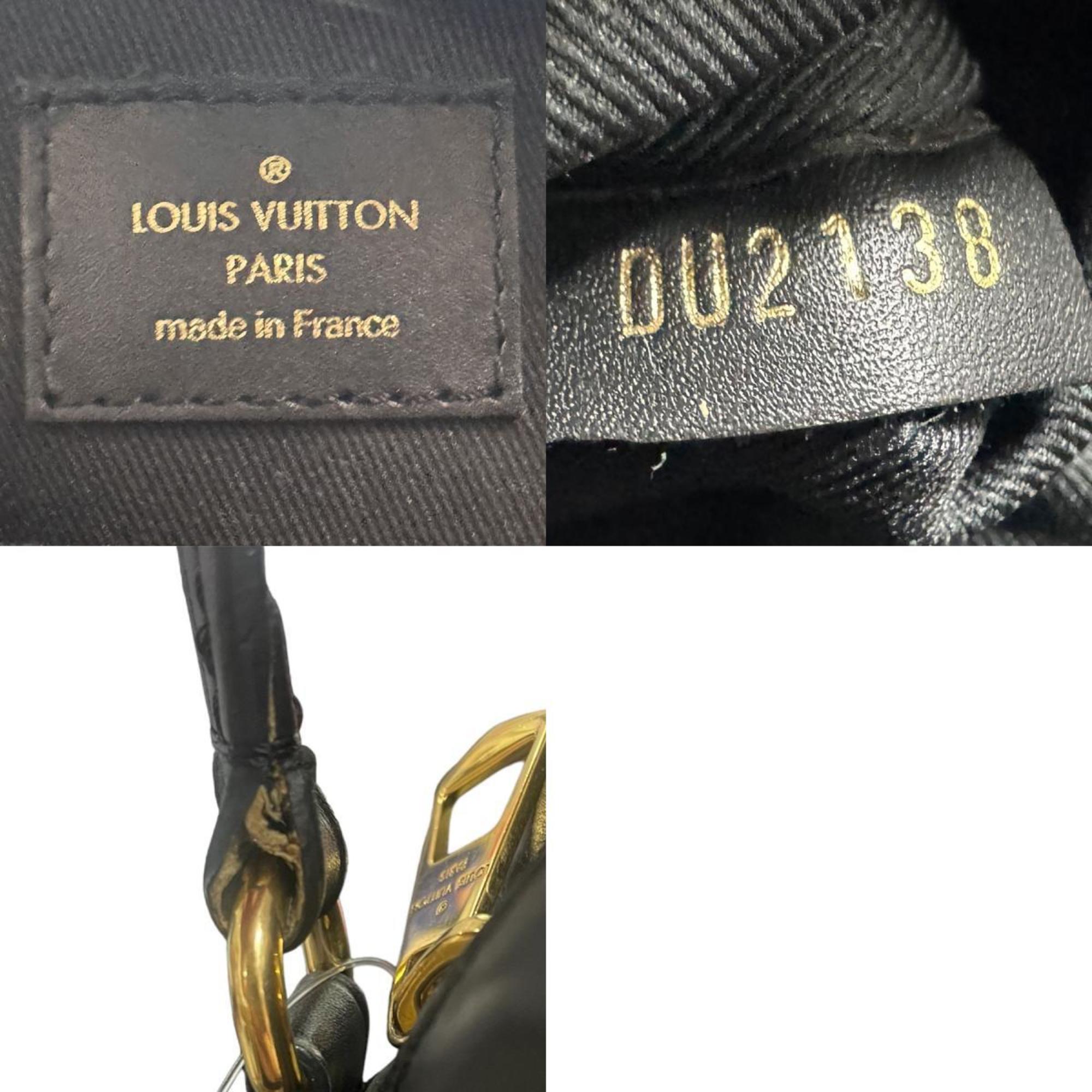 Louis Vuitton Shoulder Bag Monogram Santonge Canvas Brown x Black Women's M43555 z1823