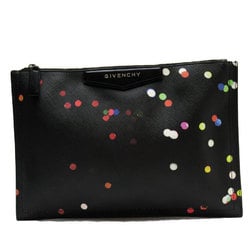 Givenchy clutch bag leather black multicolor women's w0542