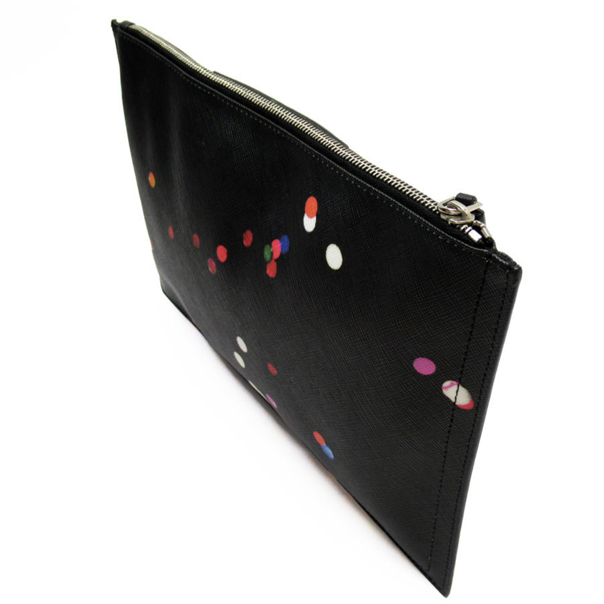 Givenchy clutch bag leather black multicolor women's w0542