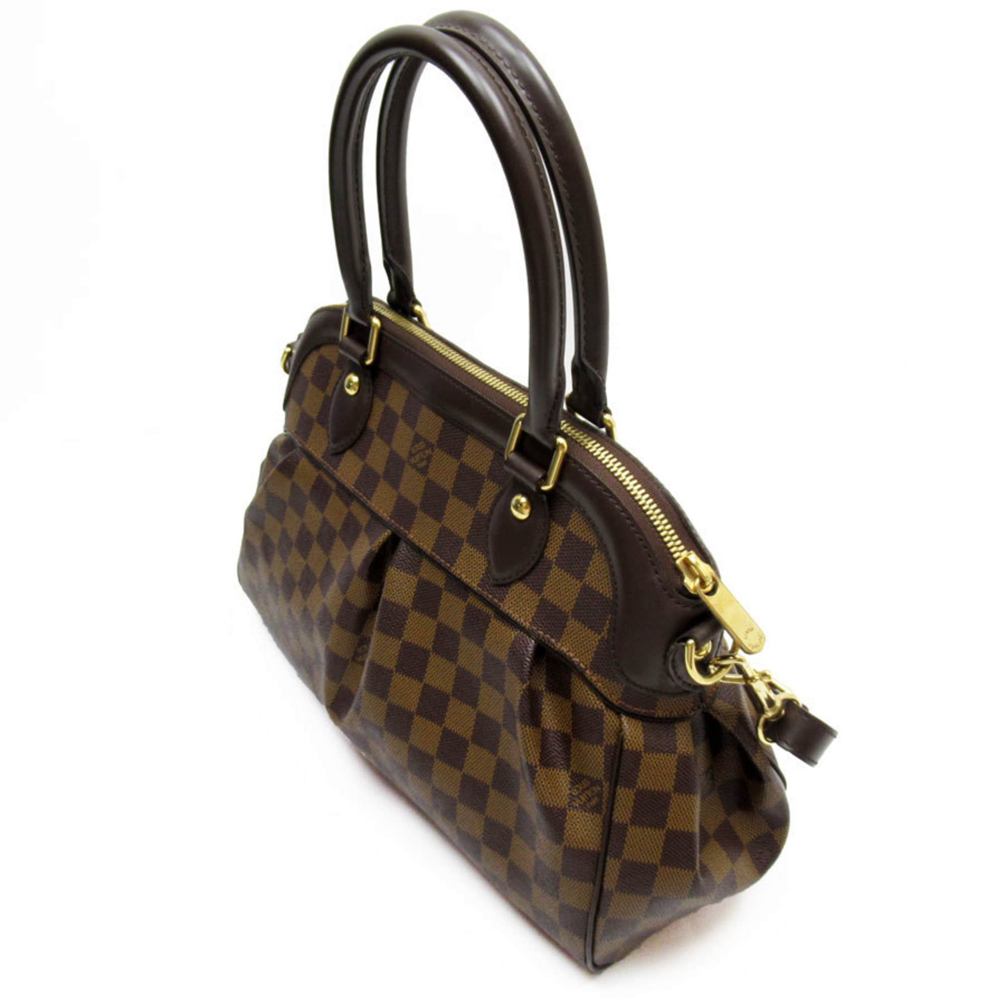 Louis Vuitton LOUIS VUITTON Handbag Shoulder Bag Damier Trevi PM Canvas Brown Gold Women's N51997 w0548a