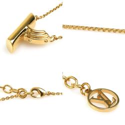 Louis Vuitton LOUIS VUITTON Necklace LV&ME Y Metal Gold Men's Women's M61080 a0395