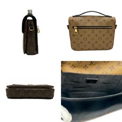 Louis Vuitton LOUIS VUITTON Handbag Shoulder Bag Monogram Reverse Pochette Metis MM Canvas Brown Women's M44876 n0091