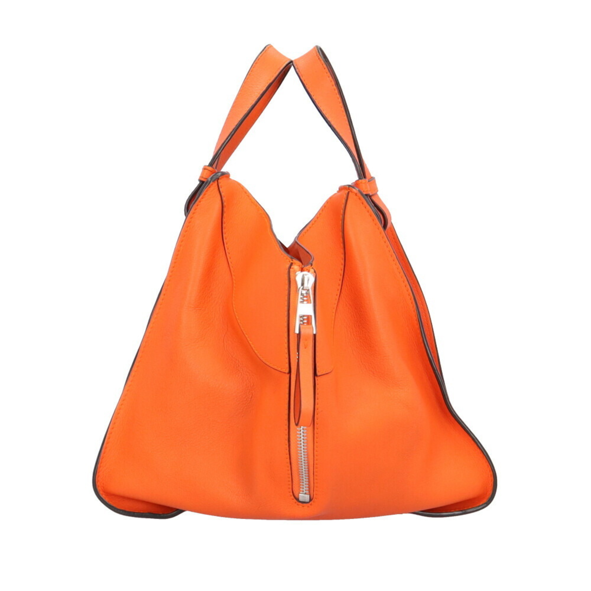 LOEWE Hammock Small Shoulder Bag Leather Orange Women's 2way