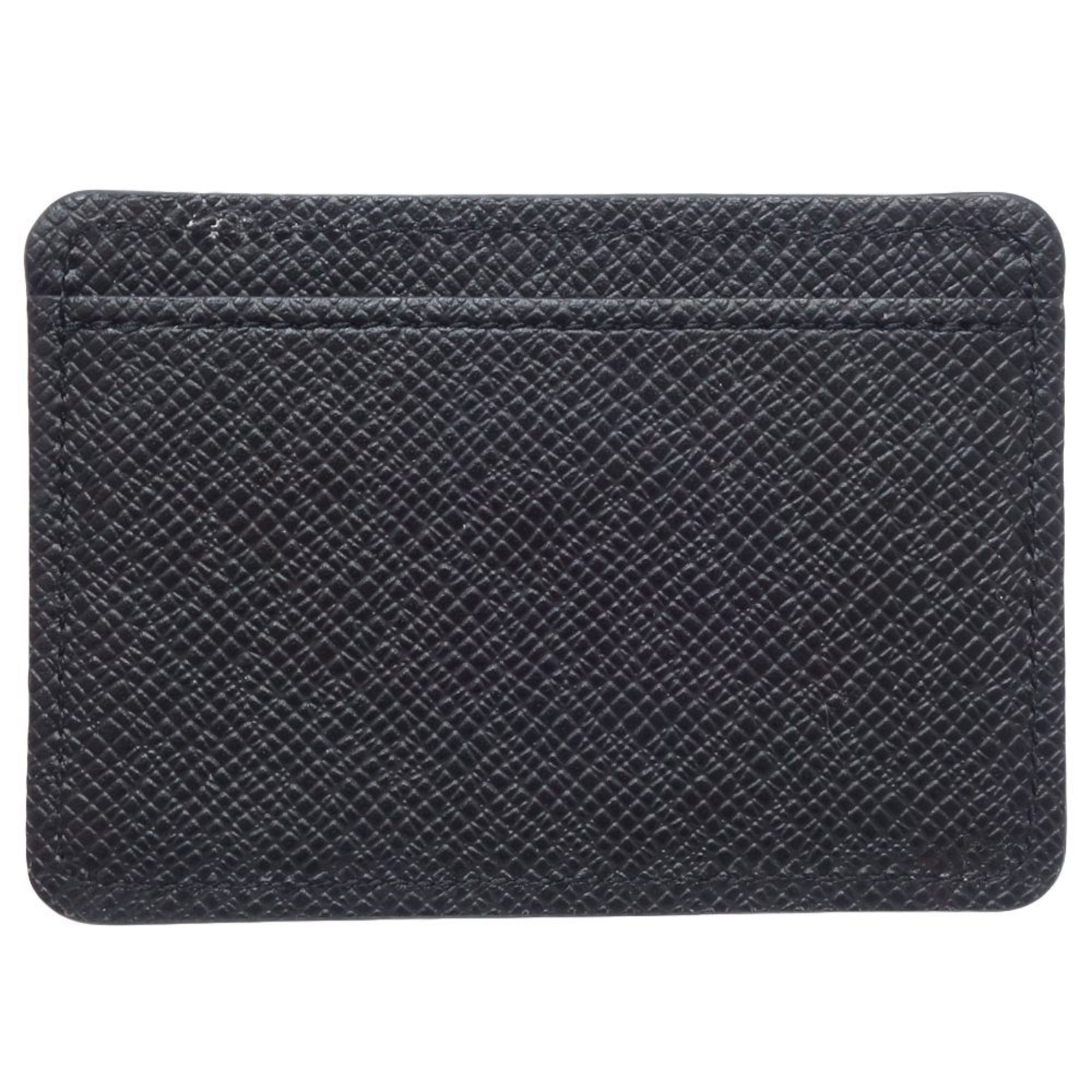 LOUIS VUITTON Louis Vuitton Taiga Wallet/Coin Case M30598 Coin Purse Noir 180627