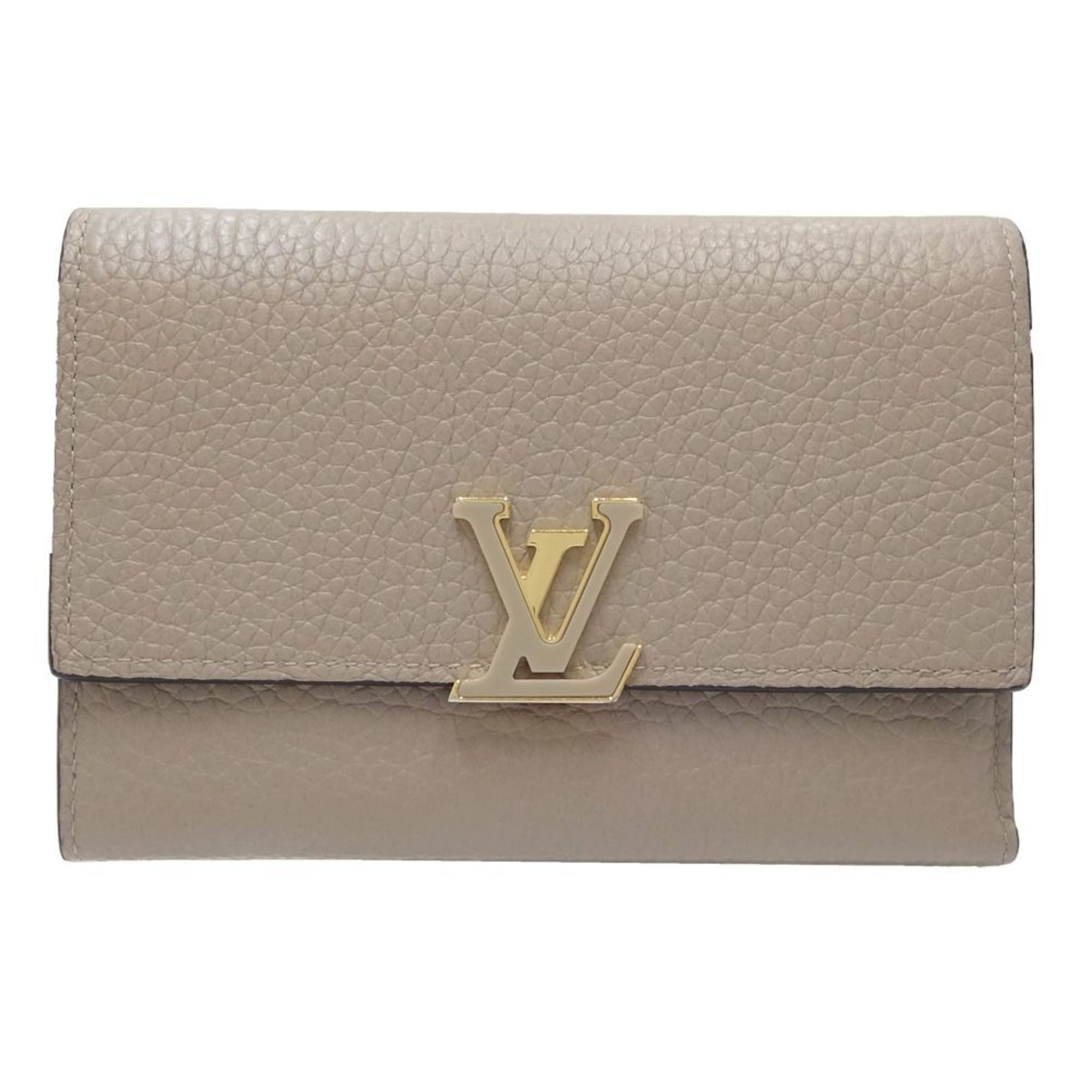 LOUIS VUITTON Louis Vuitton Tri-fold Wallet M62159 Portefeuille Capucines Compact Galle 180611