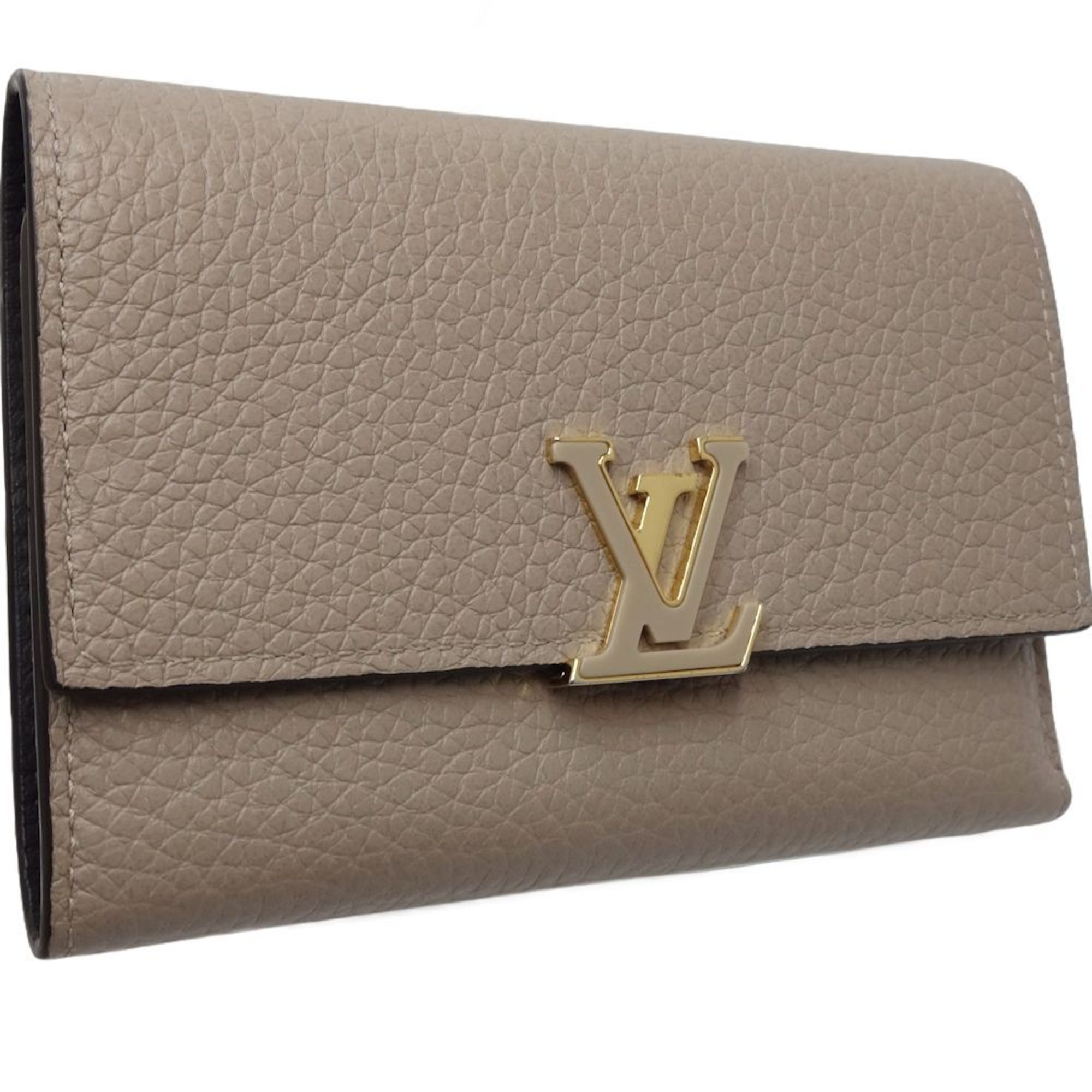 LOUIS VUITTON Louis Vuitton Tri-fold Wallet M62159 Portefeuille Capucines Compact Galle 180611