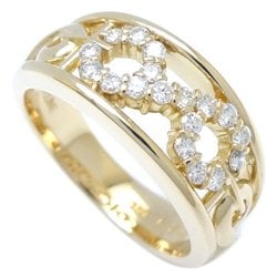 CELINE Diamond Ring 0.24ct K18YG Yellow Gold 292138